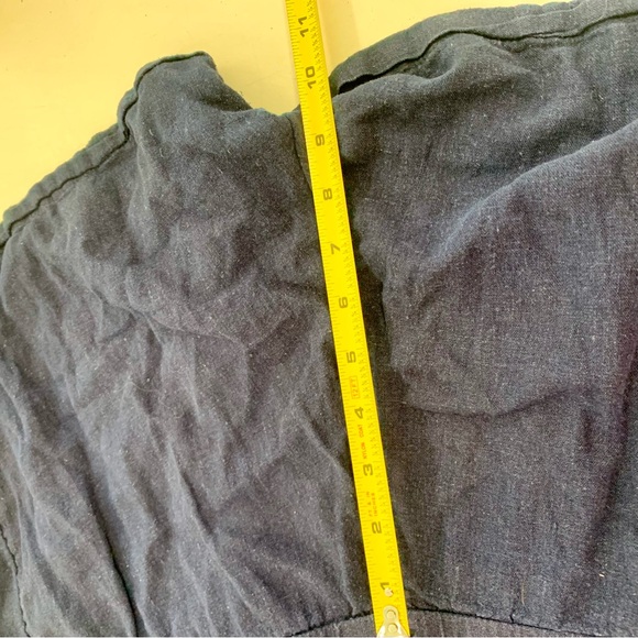 Old Navy Linen Short button up Romper with adjustable waist - Picture 5 of 9